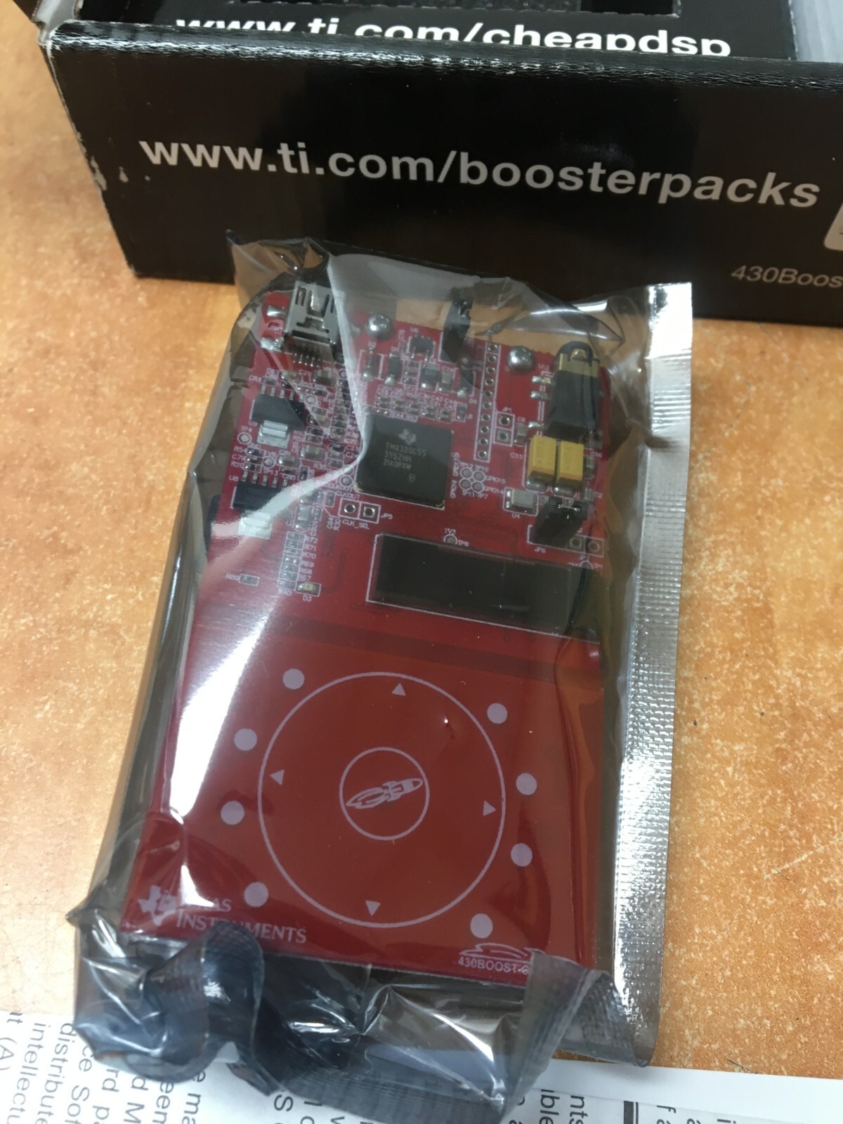 Ti C5000 Ultra Low Power DSP Audio Capacitive Touch Boosterpack UNUSED