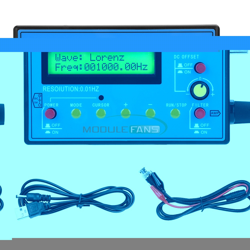 FG-200 0.01~500KHz DDS Function Signal Generator Frequency Signal Counter hot