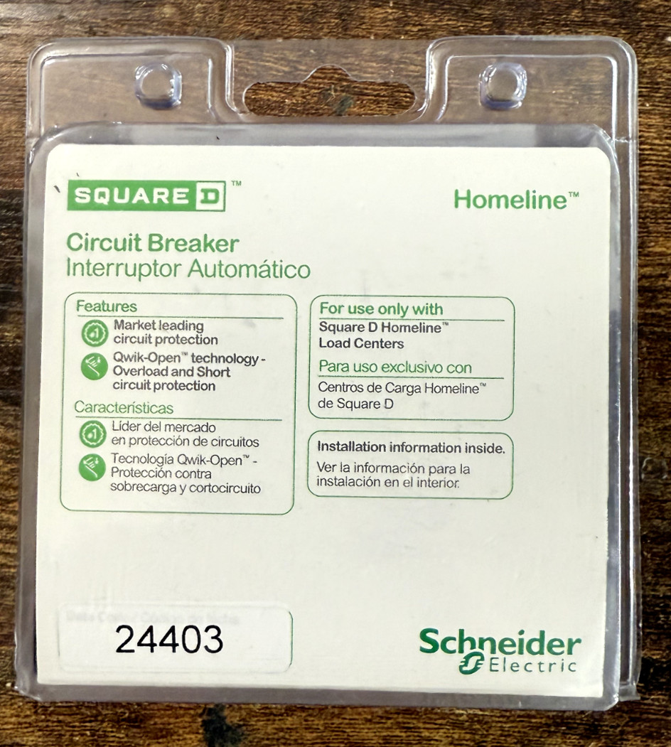 Square D HOM2100C 100A Circuit Breaker