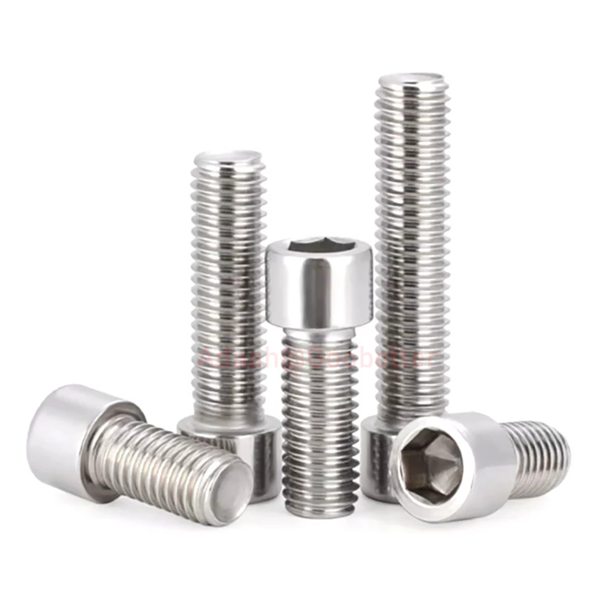 M3 M4 M5 M6 M8 SUS201 Stainless Steel Cap Screws Hex Socket Head Allen Key Bolts