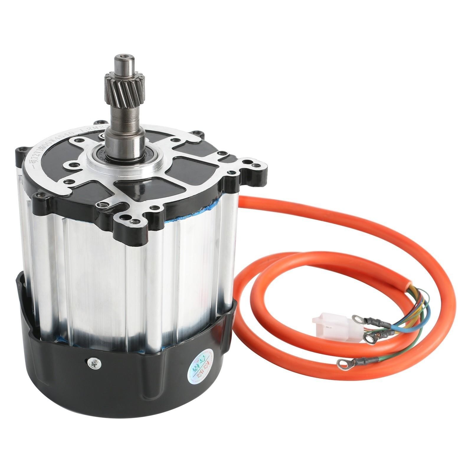 72V 1500W Brushless Differential Motor for Electric Golf Cart Tricycle Quad Bike