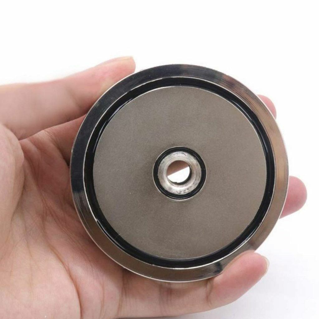 Fishing Magnet Kit Strong Neodymium 500 1000 LBS Pull Force + Rope + Carabiner