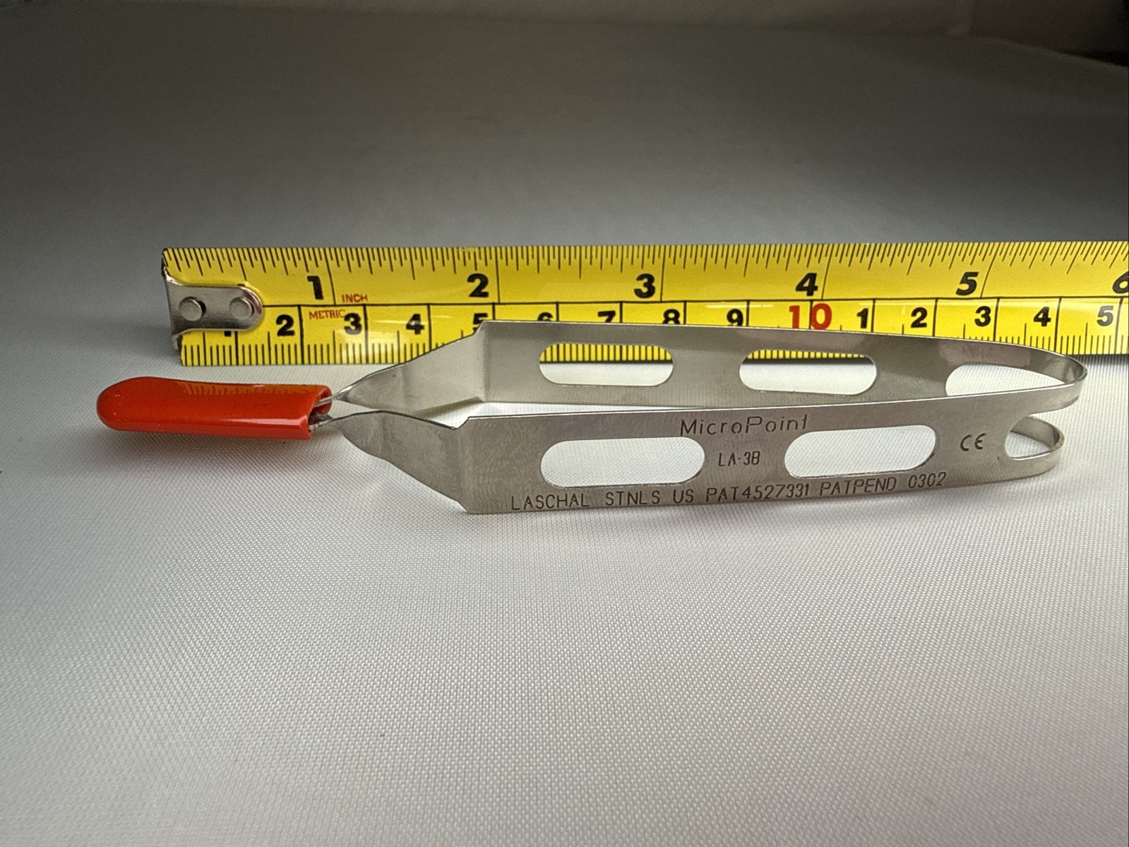 Dental Paschal Micropoint LA-3B Stainless Scissors Medical Tool PatPend w Cap