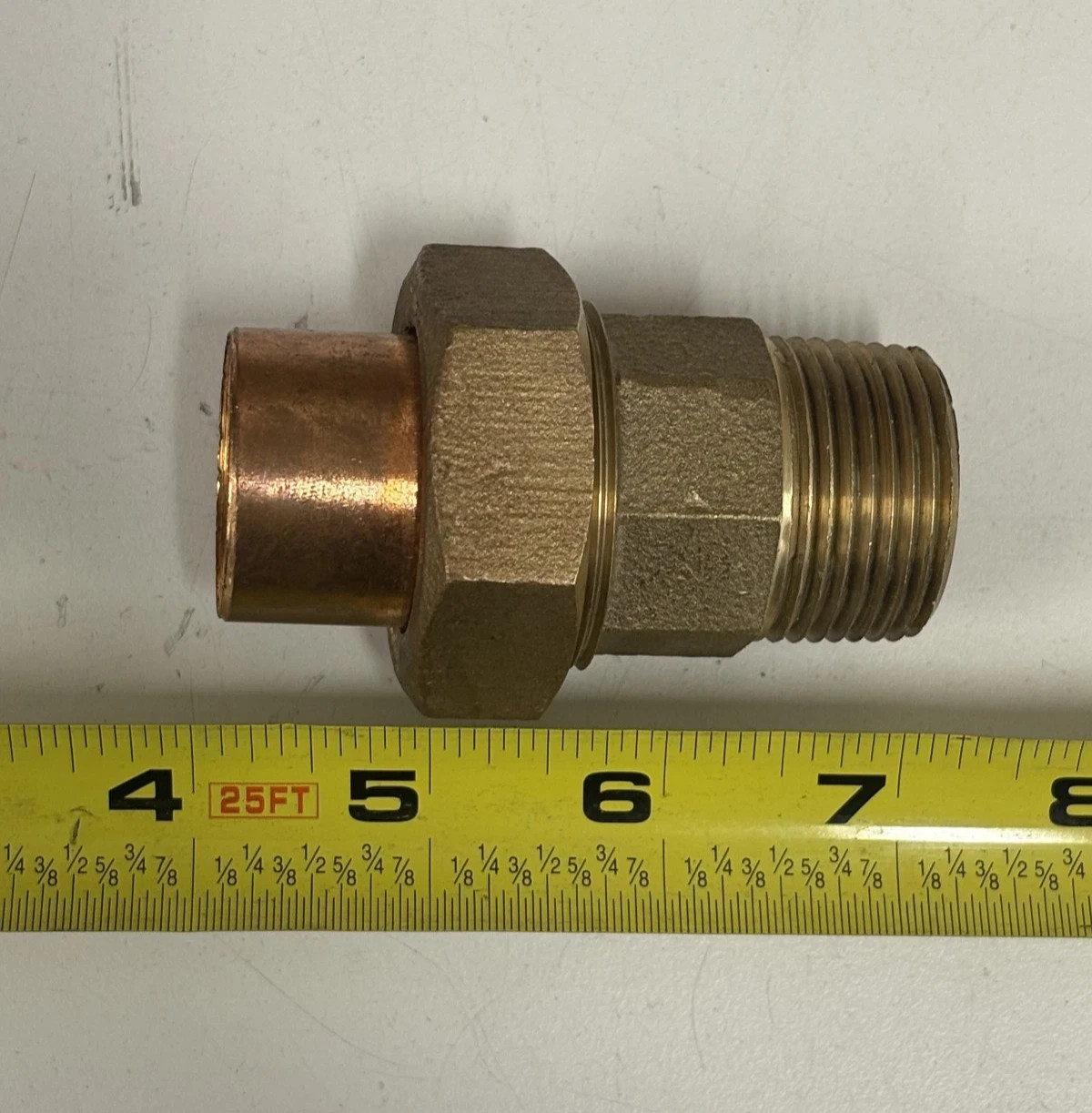 1 in. Nibco Fitting Union C x M – Cast solder cup and male NPT threads