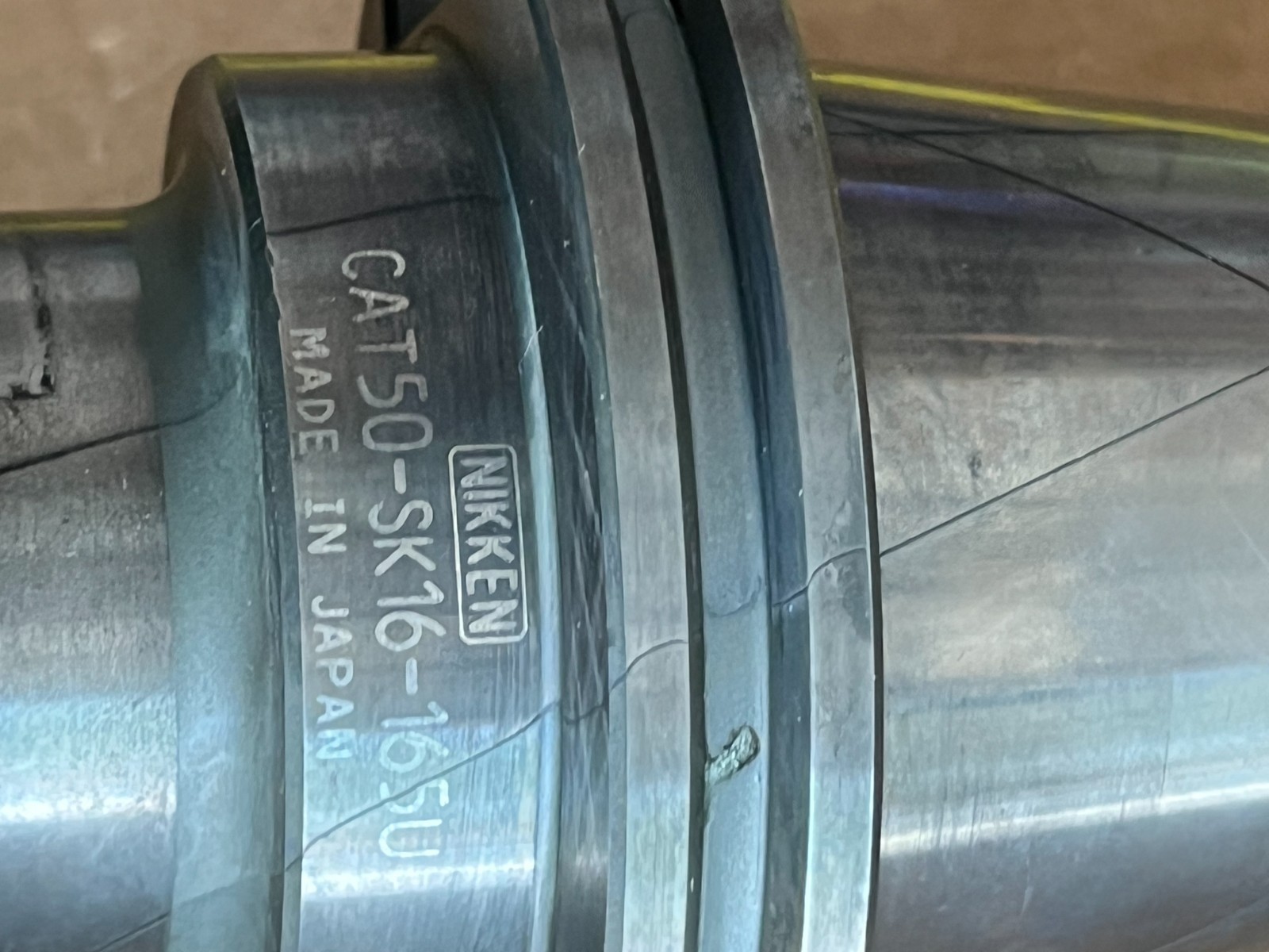 Nikken CAT50 Slimline Collet Chuck CAT50-SK16-165U CNC Precision. #17. READ!
