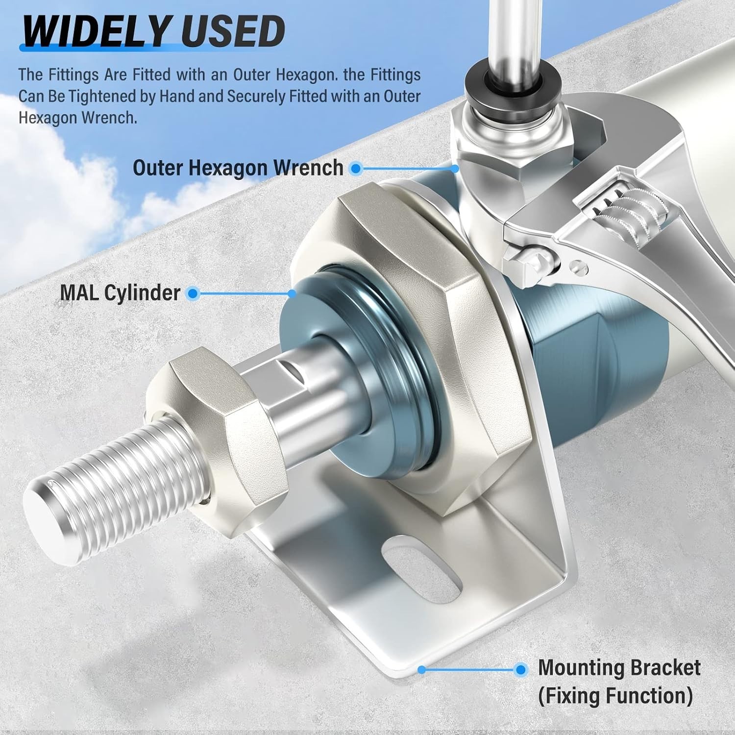 High-Performance 6mm x 1/4 Inch NPT Push Connectors – Copper & Plastic