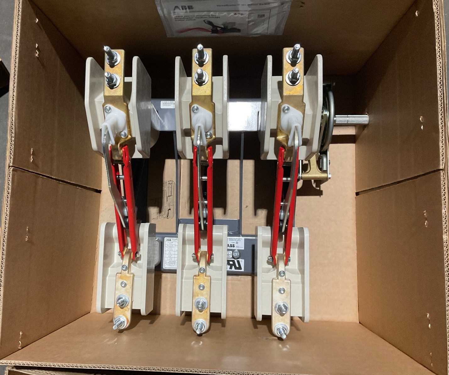 ABB VK3B1514U07CDR2000 VERSARUPTER SWITCH ACCESSORIES CB 15KV 1200 A 40kA MECH