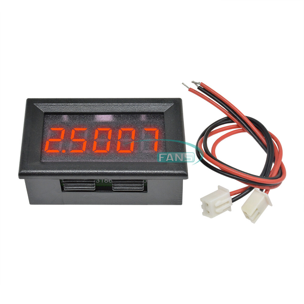 DC 0-4.3000-33.000V Red 5 Digit Precision Digital Voltmeter Voltage Panel Meter