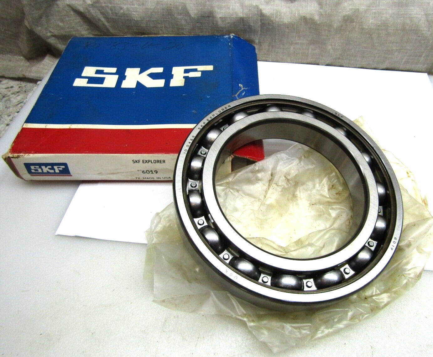 SKF 6019 95mm X 145mm X 24mm Open Bearing Made in USA