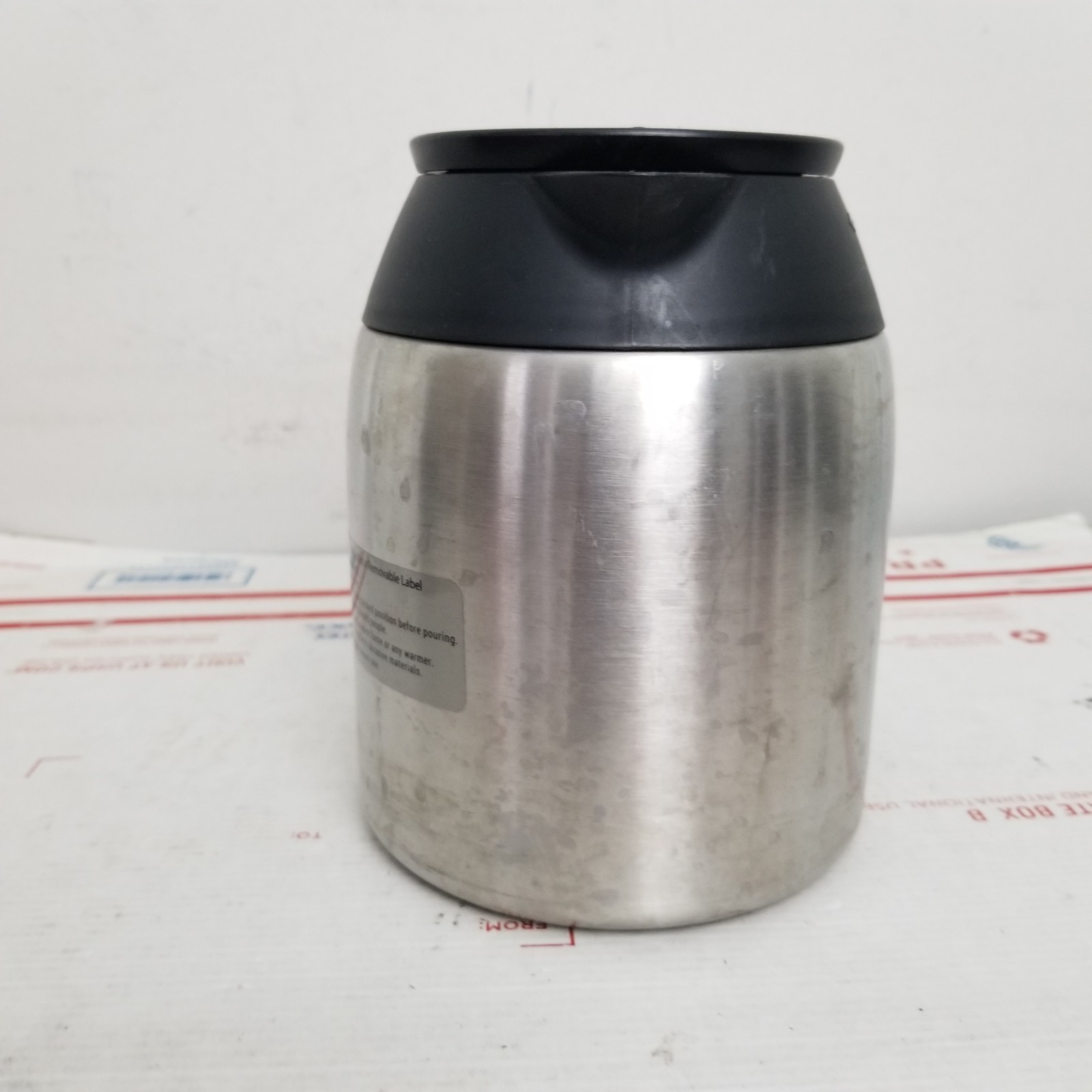 BUNN 1.9 Liter Thermal Carafe Stainless Steel Black BUNN-O-MATIC 54457.0000 OEM