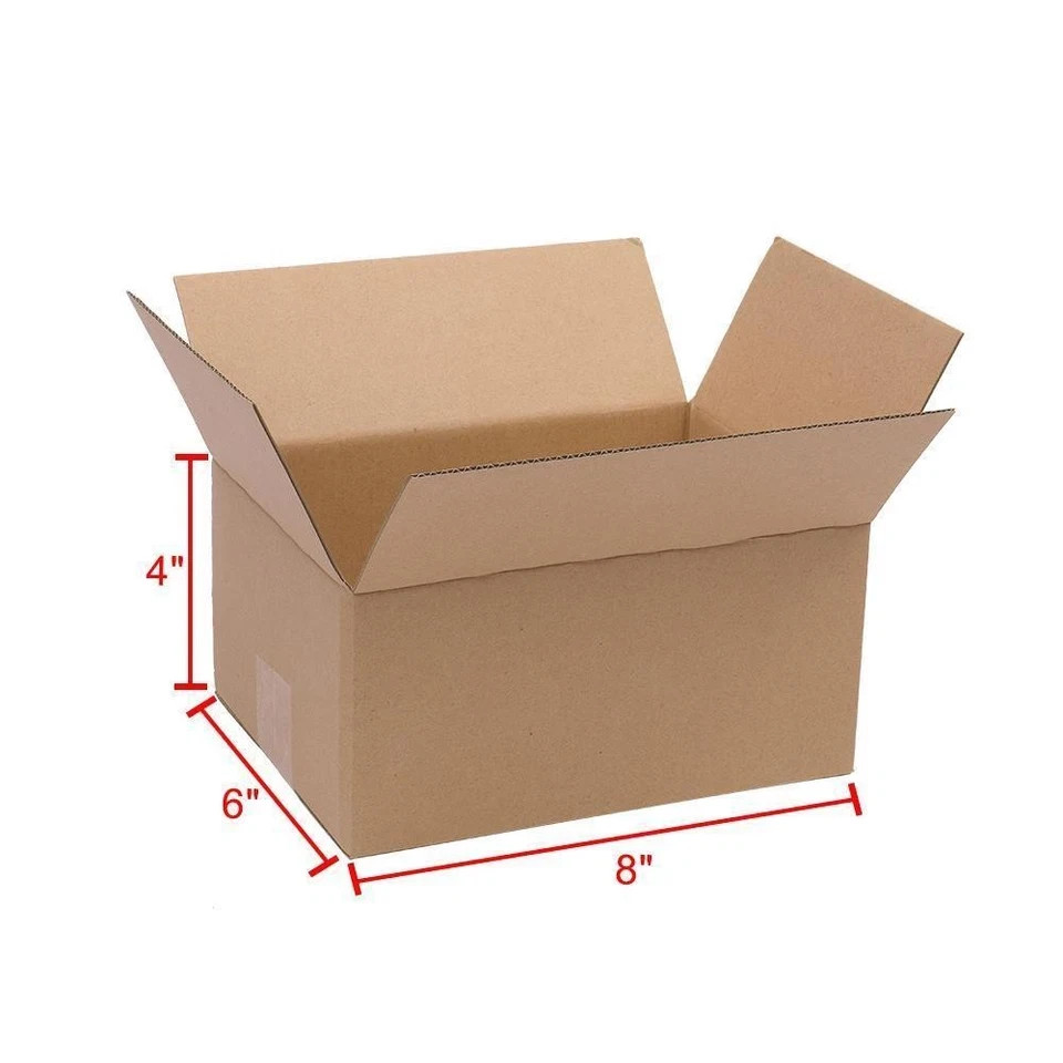 The Boxery 10x8x6» Corrugated Shipping Boxes – 100 Pcs