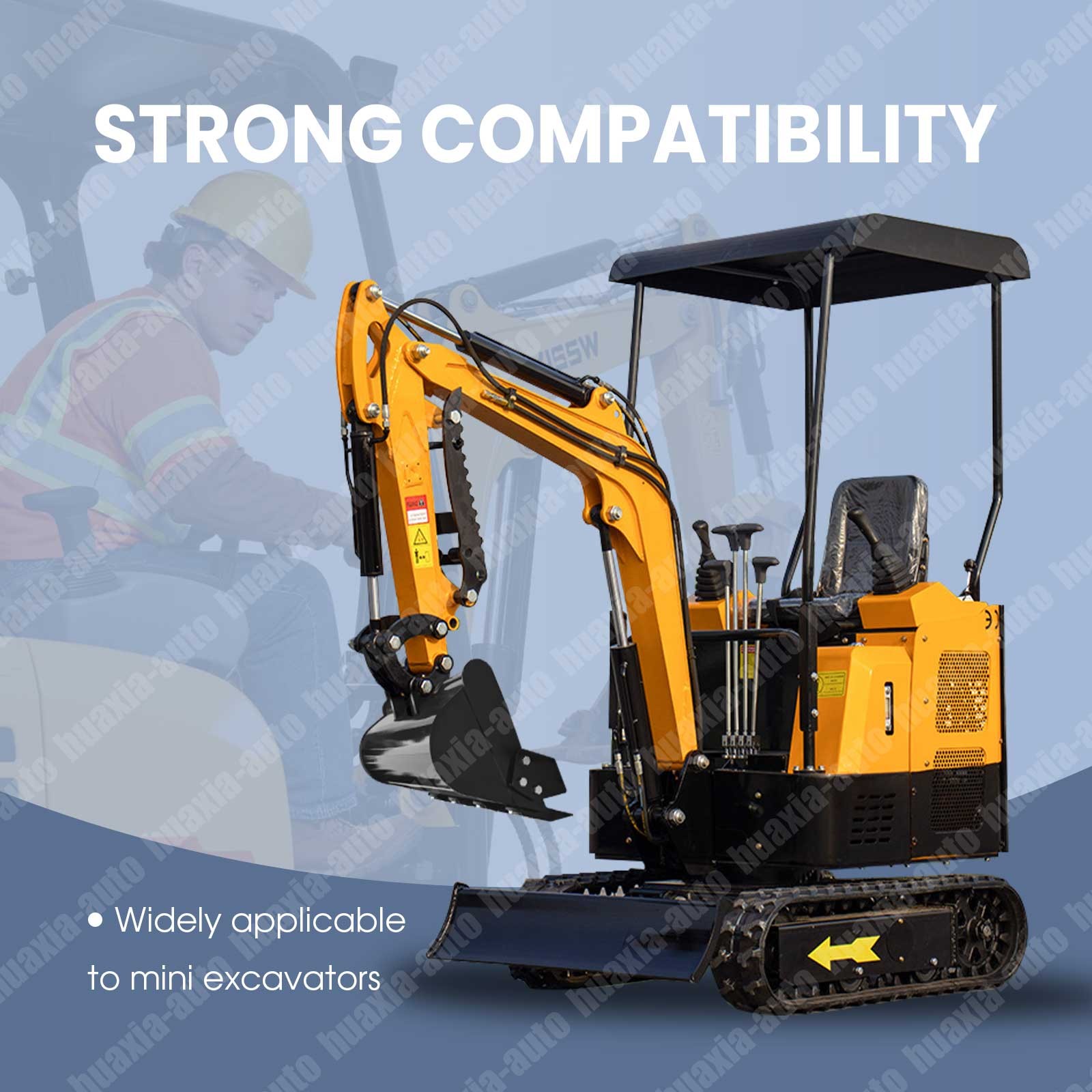 AGT 500mm 12 in Bucket Mini Excavator Attachments With Teeth