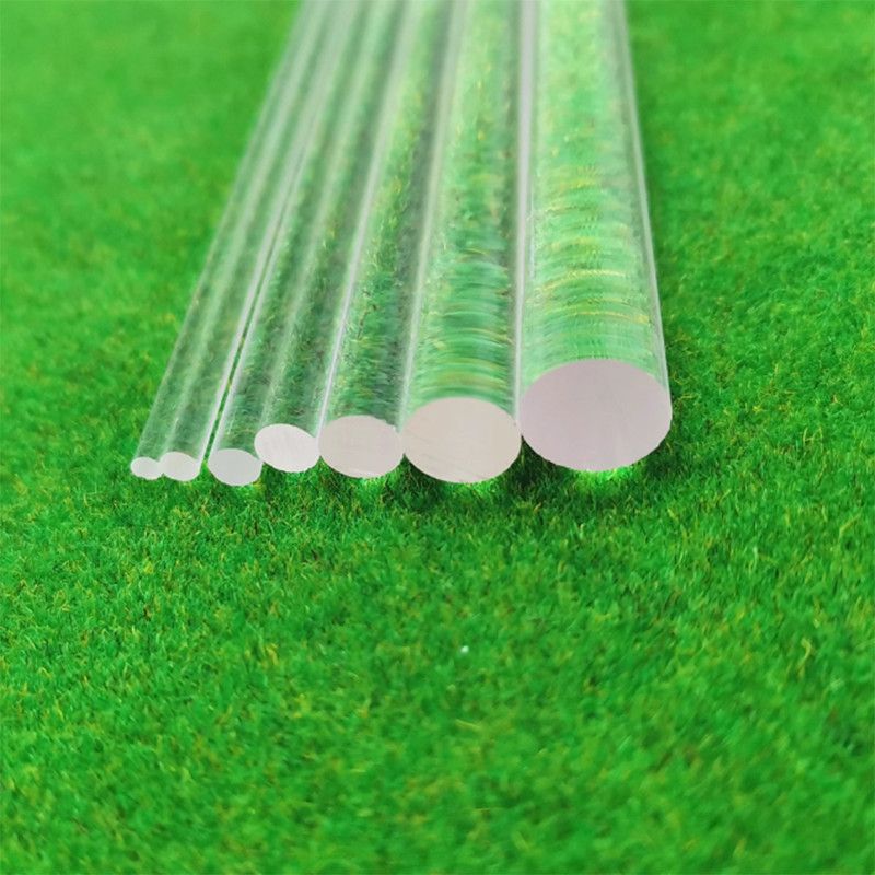 Clear Acrylic Rod 2/3/4/5mm Diameter x250mm Long Round Perspex Solid Bar