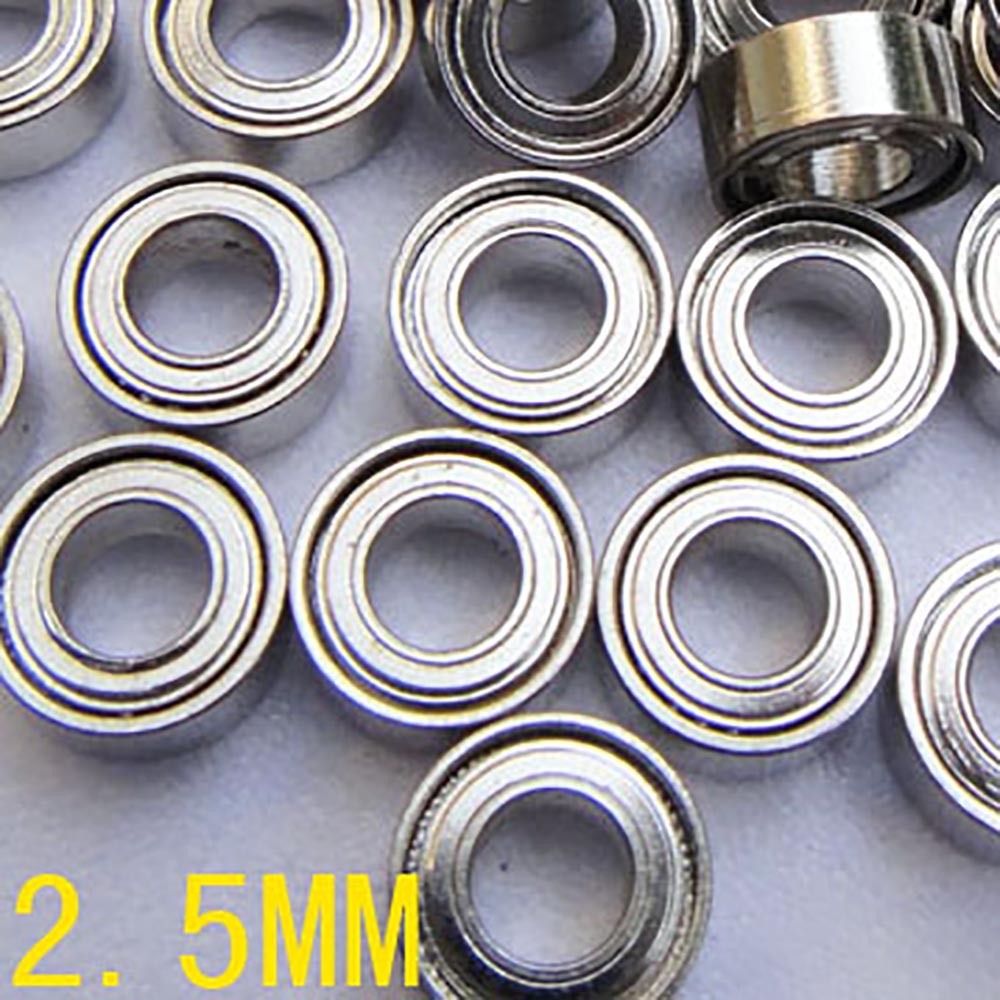 1/1.5/2.5mm Bearings Rubber Metal Seals Miniature Remote Control Model Choose