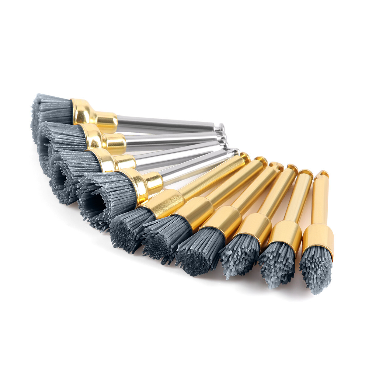 Dental Latch Type RA Polishing Brush Flat/Sharp/Bowl for Contra Angle Handpiece