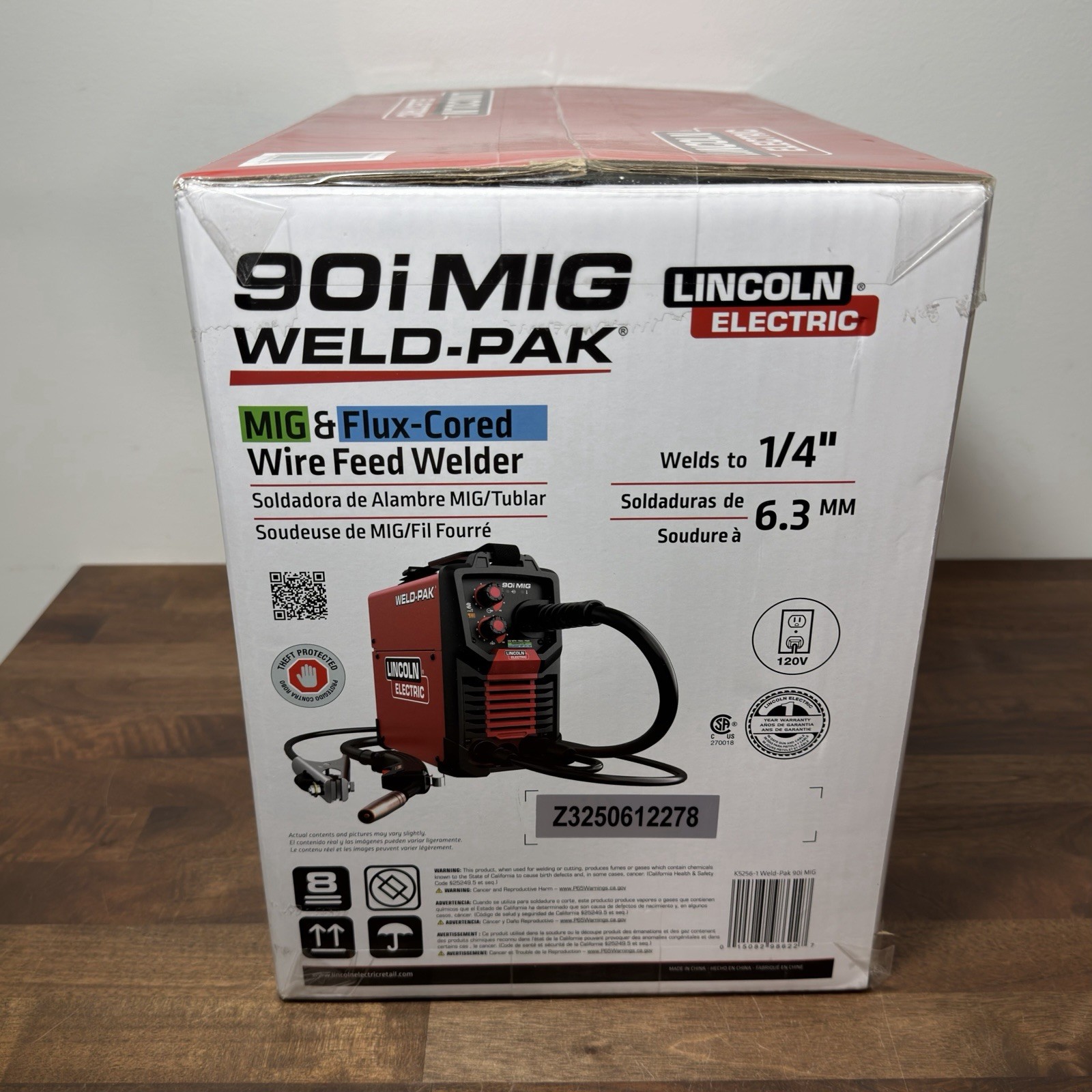 Lincoln Electric WELD-PAK 90i MIG Flux-Cored Wire Feeder Welder K5256-1 – NEW
