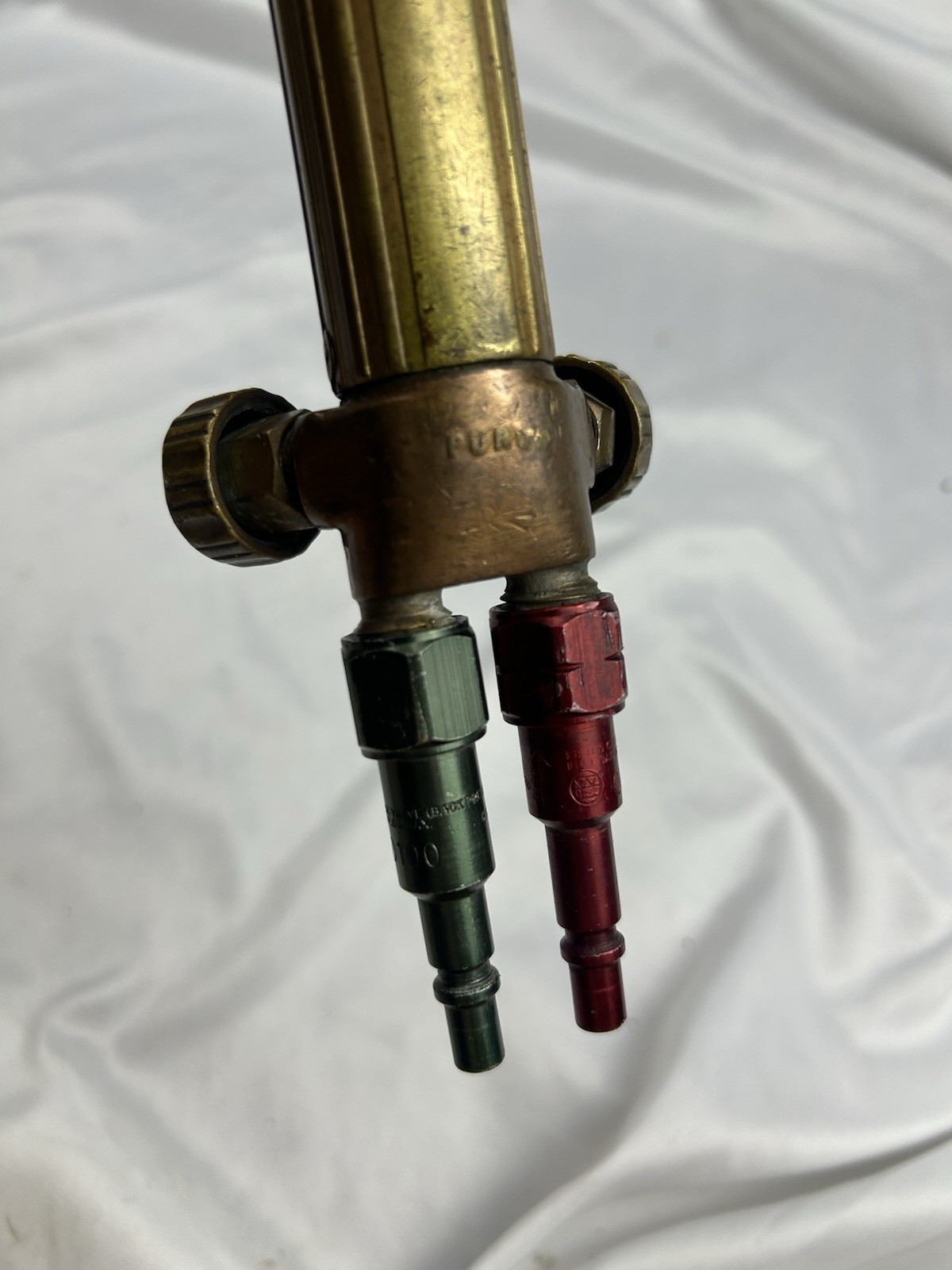 No Name Heavy Duty Cutting Welding Torch Handle (victor?) Heavy Duty Brass