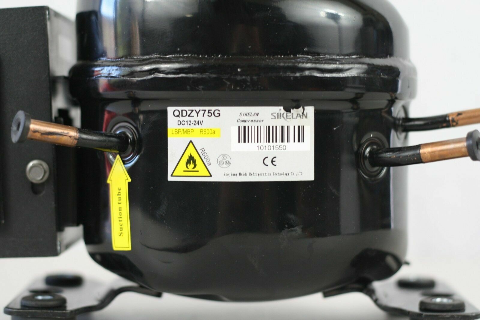 12V 24V DC Refrigeration Compressor Fridge Freezer Mobile Solar QDZY75G R600a