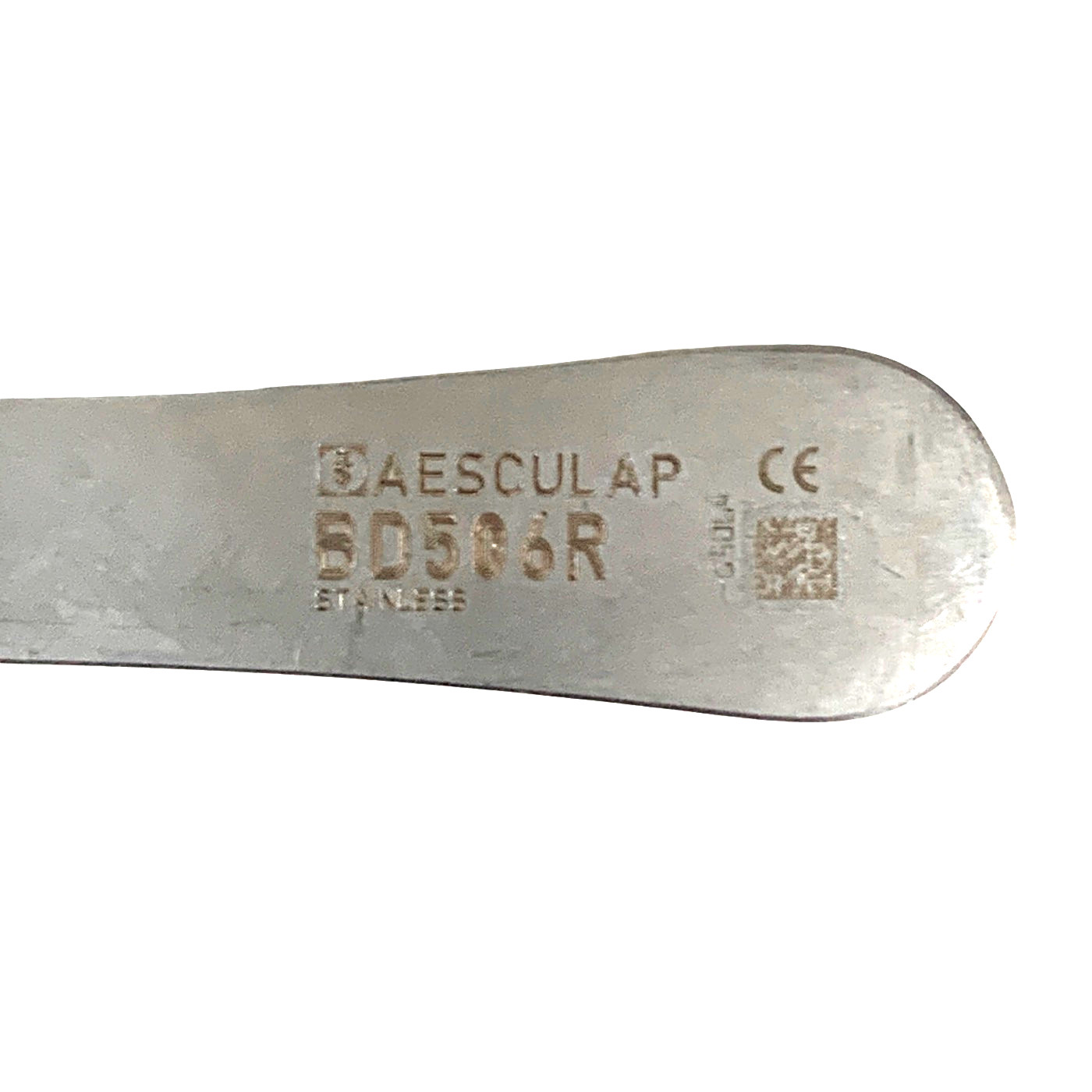 AESCULAP BD508R 4 3/4 INCH DELICATE STRAIGHT ADSONS FORCEPS. 1X2 TEETH