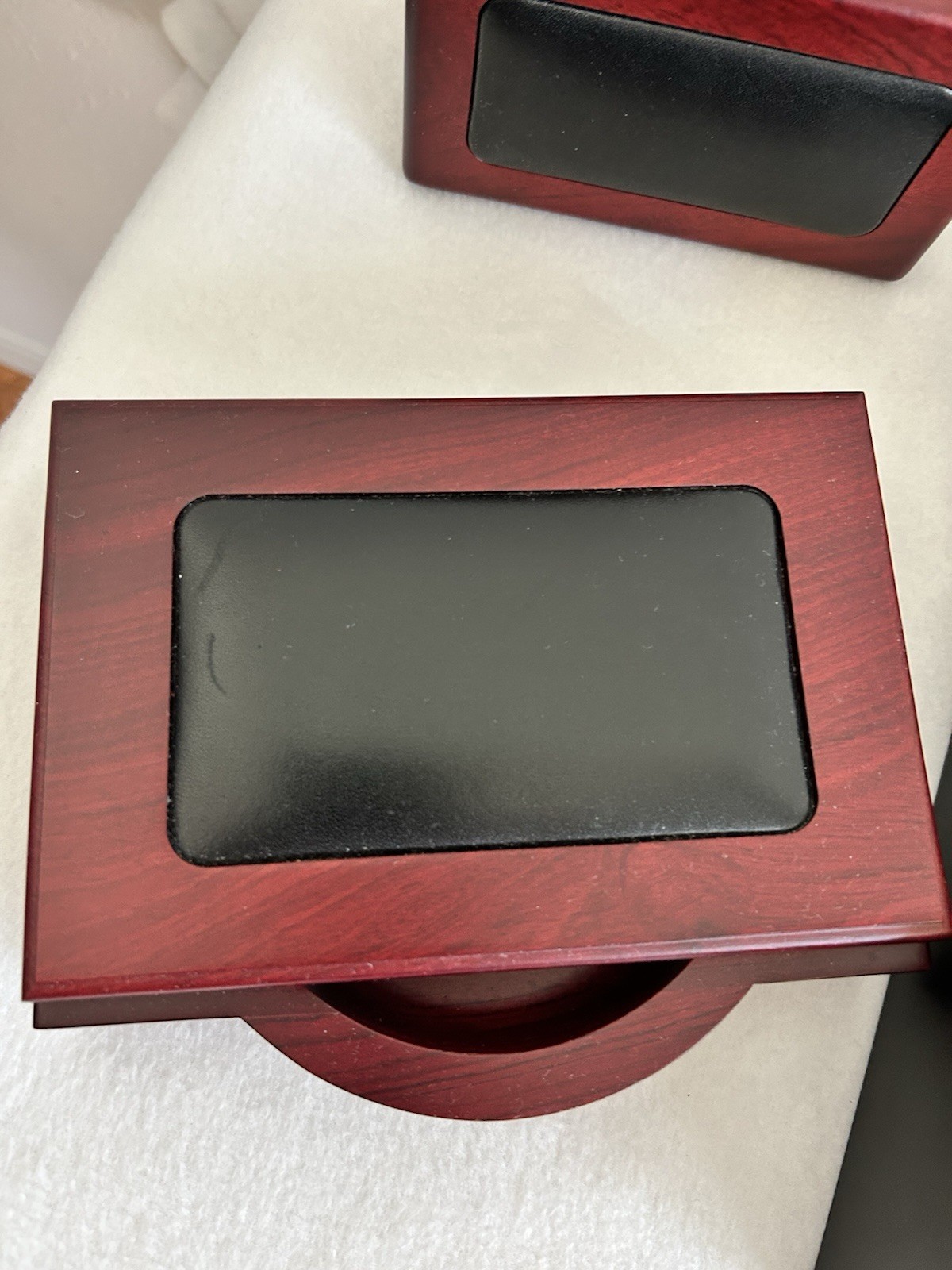 Dacasso Wood & Leather Desk Set 7 Pieces Luxury Professional Office