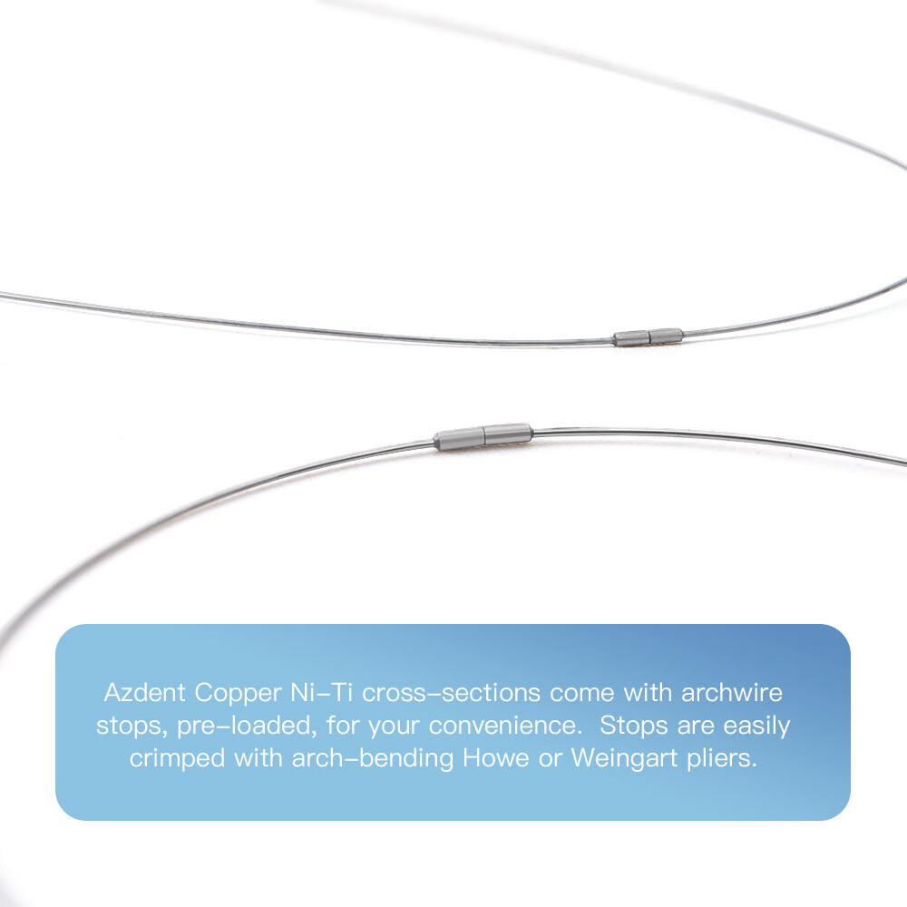 Dental Orthodontic Copper Cu-Niti Wires Arch Wires Rectangular Round Damon Stop