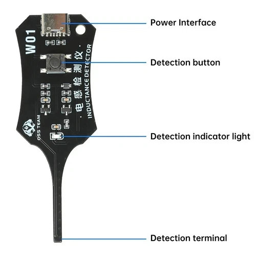 Universal Inductance Tester W01 Inductor Detectors With Compactly Construction