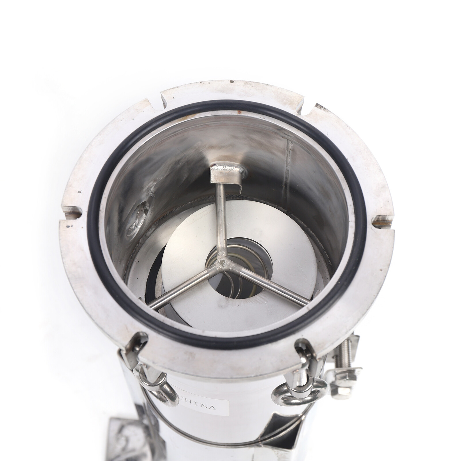 150 Psi Bag Filter Housing Sock Filter 304 Stainless Steel In/Out #4 Bag w/ Mesh