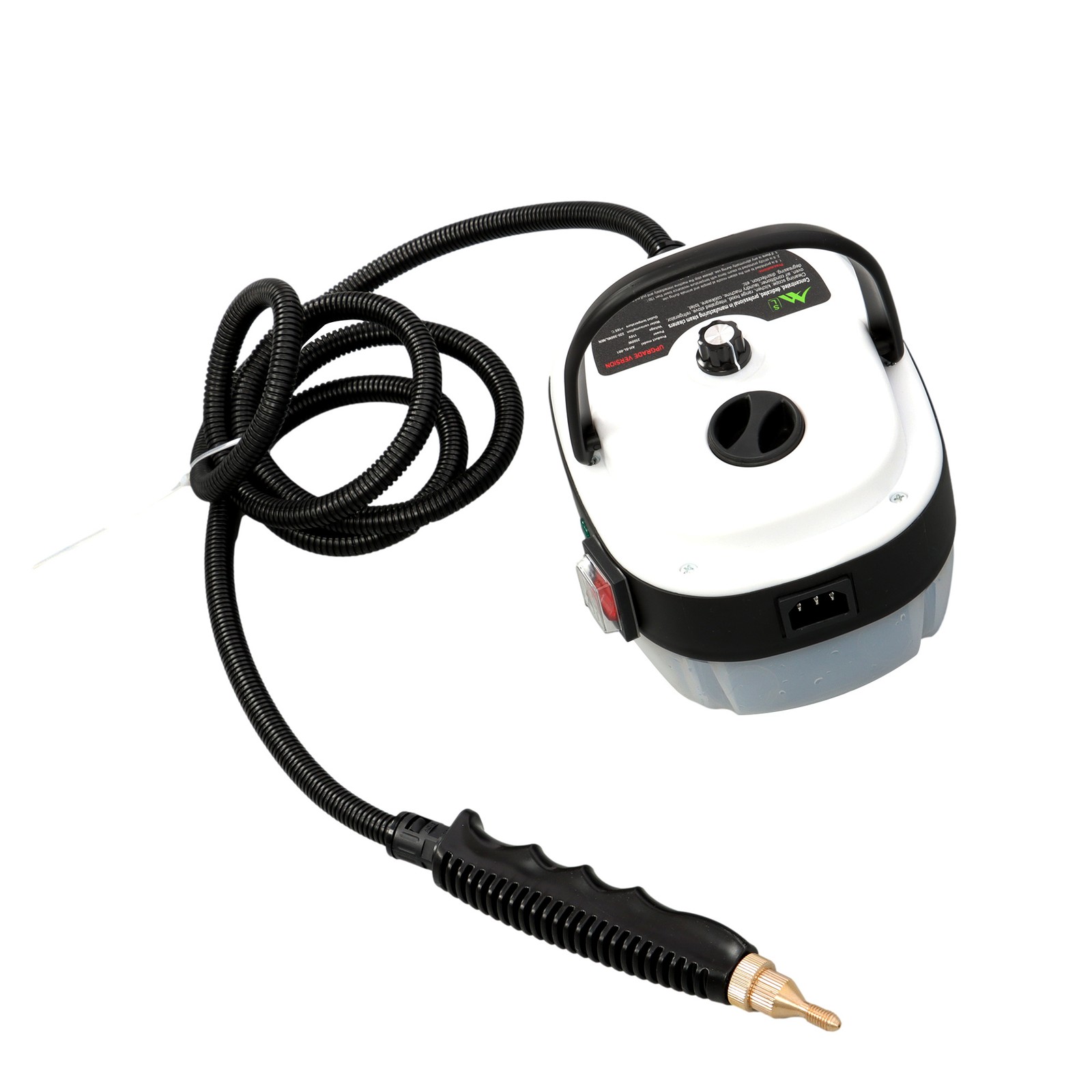 Heavy Pressure Steam Cleaner 2500W 1000ml Tank for Grill&Patio Furniture White
