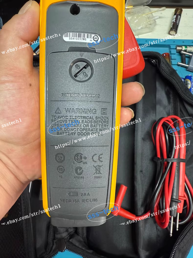 Fluke 376 True RMS AC/DC Clamp Meter with Case, Manual, /dm