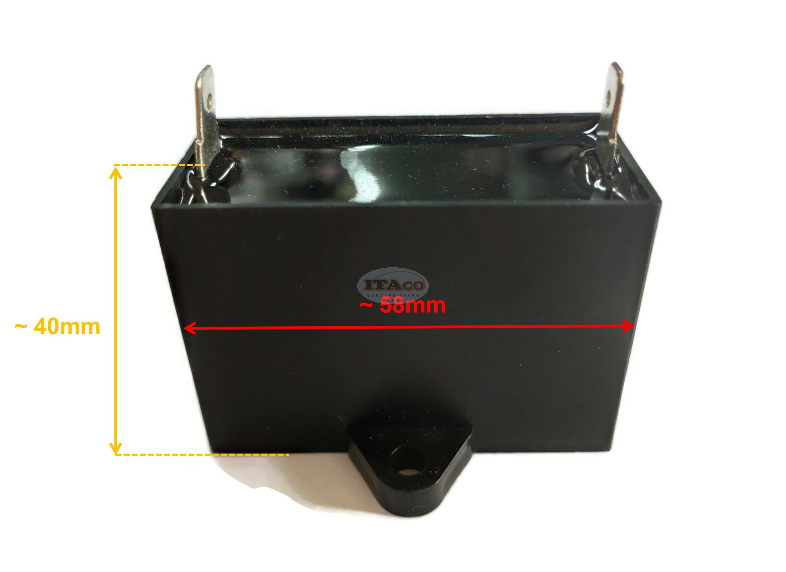 19uf 21uF 20uF Generator Capacitor Condenser 2 Pin AVR Cbb61 50/60hz 350v Square