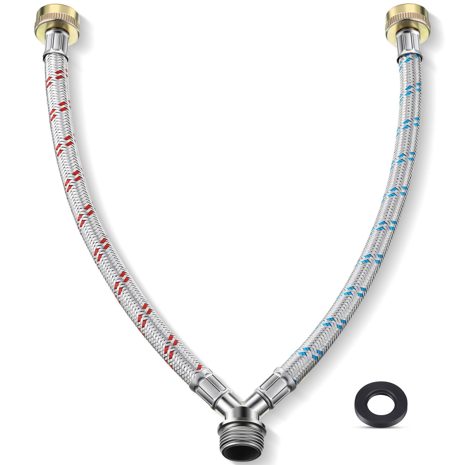 Dreyoo Hose Y Connector, 1 Ft Washing Machine Y as the picture shown
