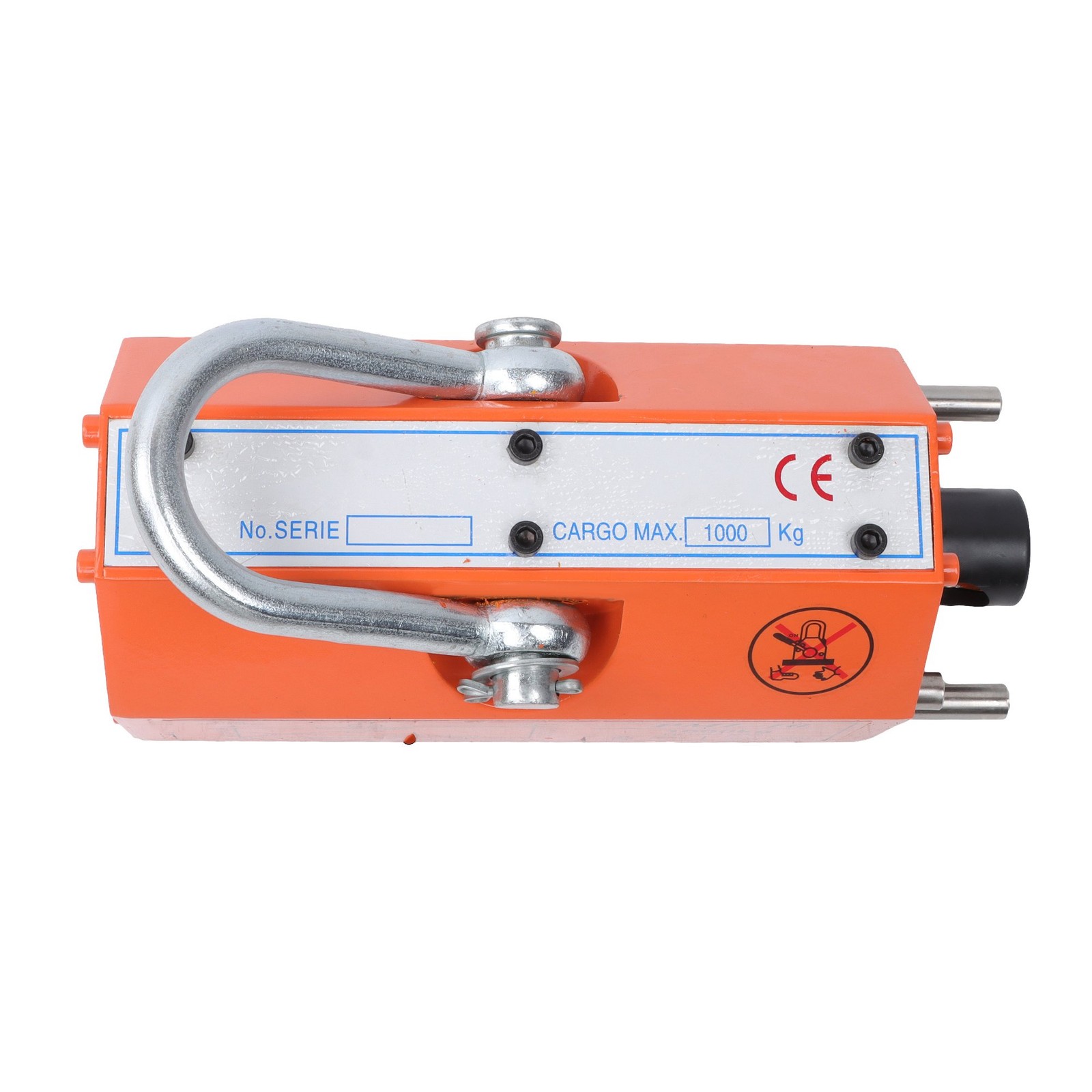 2200Lbs/1000kg Neodymium Hoist Magnetic Lifter Lifting Magnet 2 Safety Factor