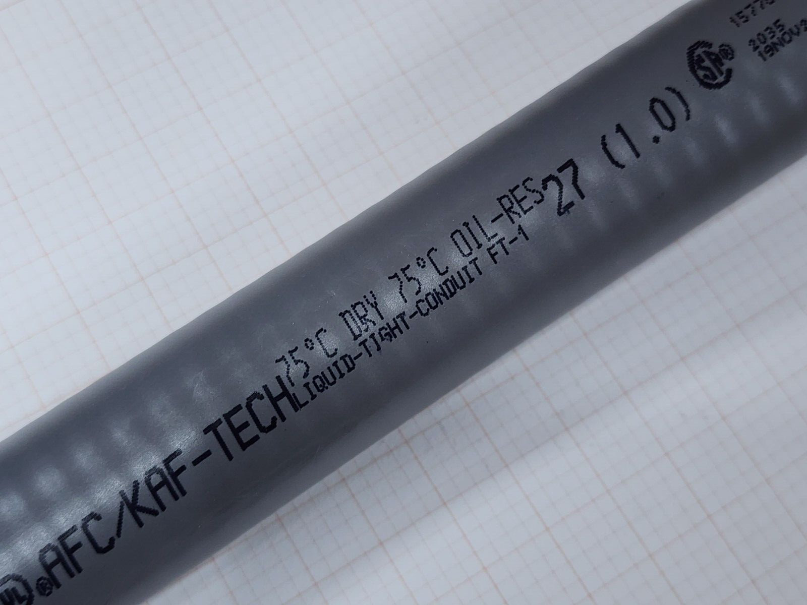 Atkore AFC 6204 1″ Liquid-Tuff LFMC Liquidtight Flexible Metallic Conduit /5ft