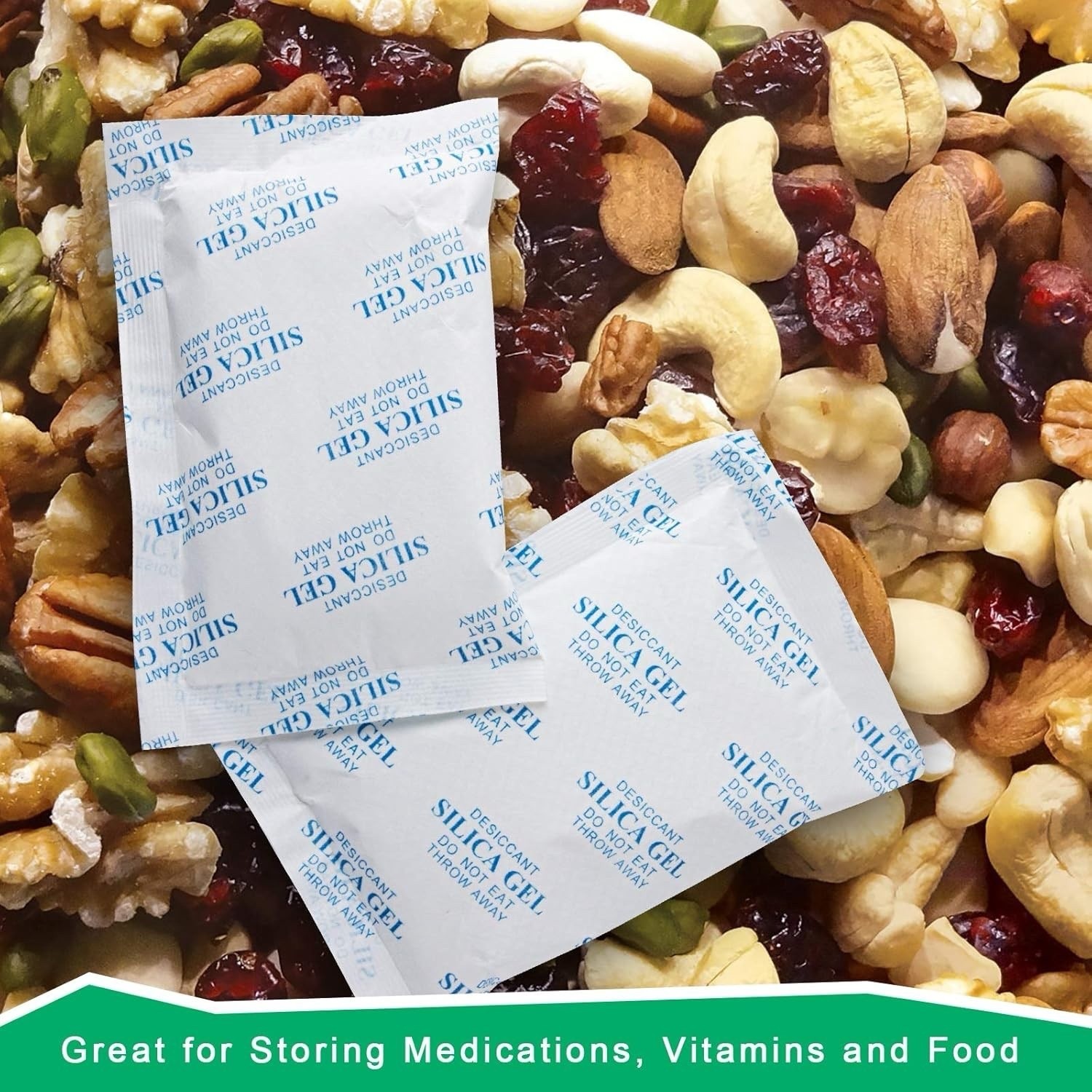 5Grams Food Grade Moisture Absorbers Silica Gel Packs Desiccant 400 Packs