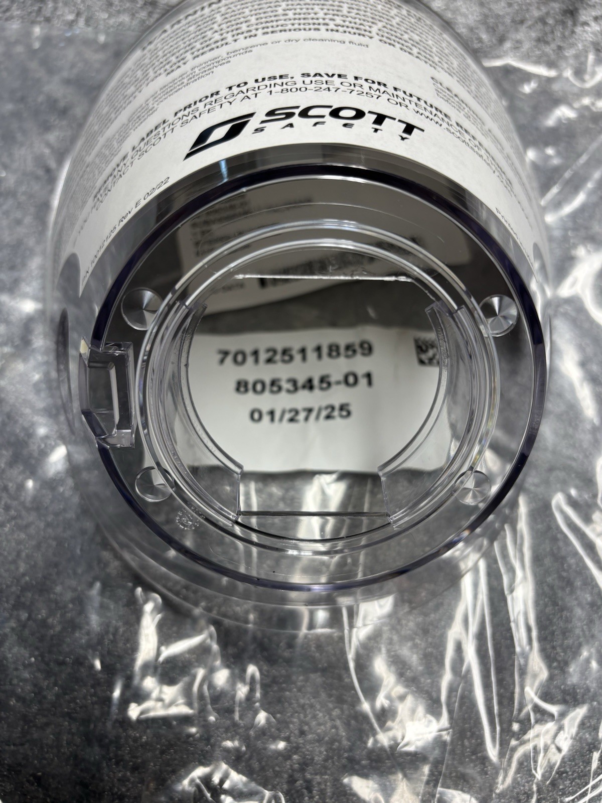 Scott AV3000 Replacement Facepiece Lens P/N 805345-01