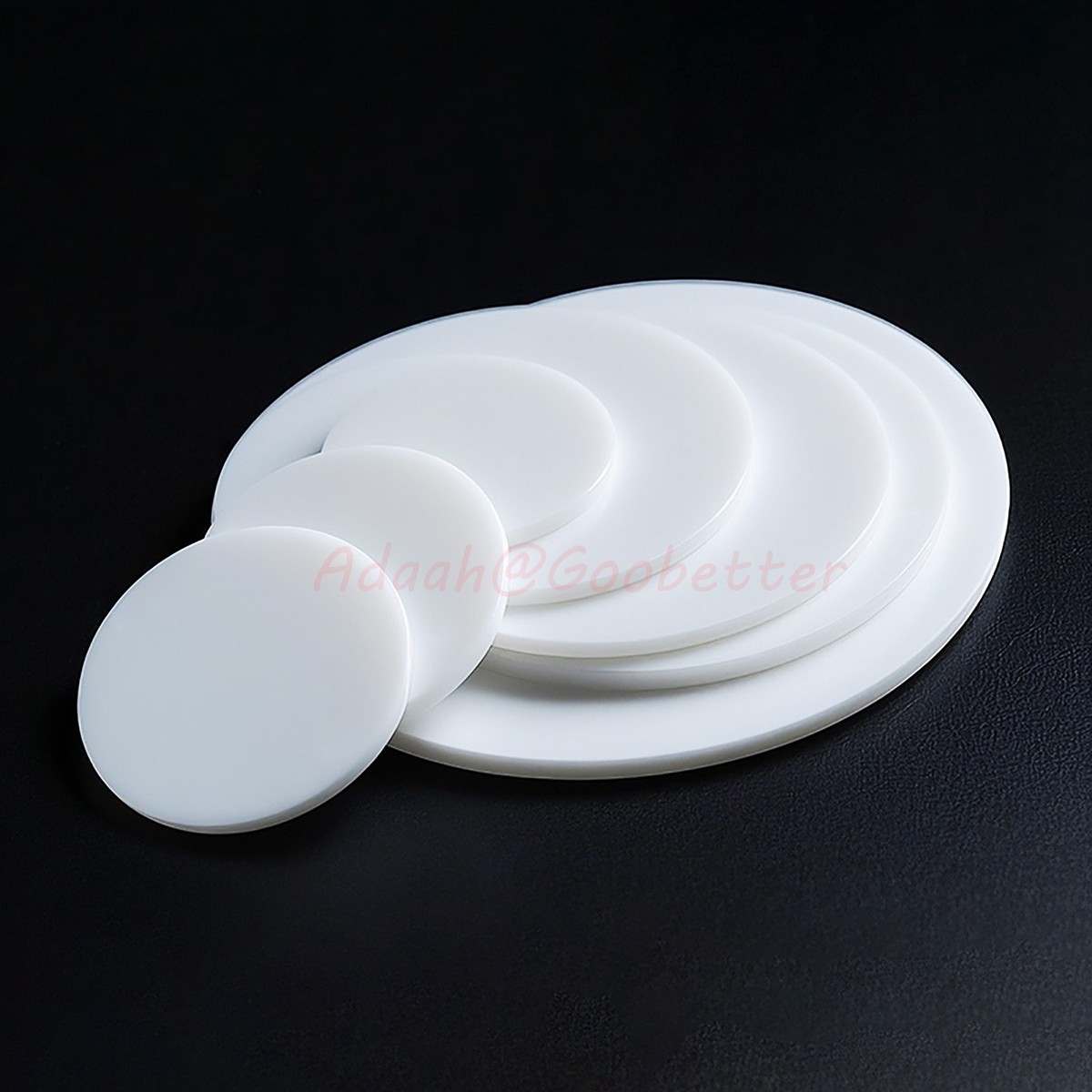 PTFE Discs Solid Round Sheet Pads Sealed Cushioning DN15 – DN800 Thickness 3mm