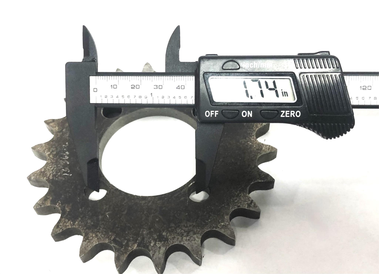 Unbranded 2.05 Inch Bore 22 Tooth Roller Chain Sprocket 50L22 NOS