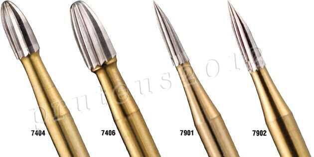 Dental Carbide Tungsten Trimming Finishing Drills Burs Egg Football Round