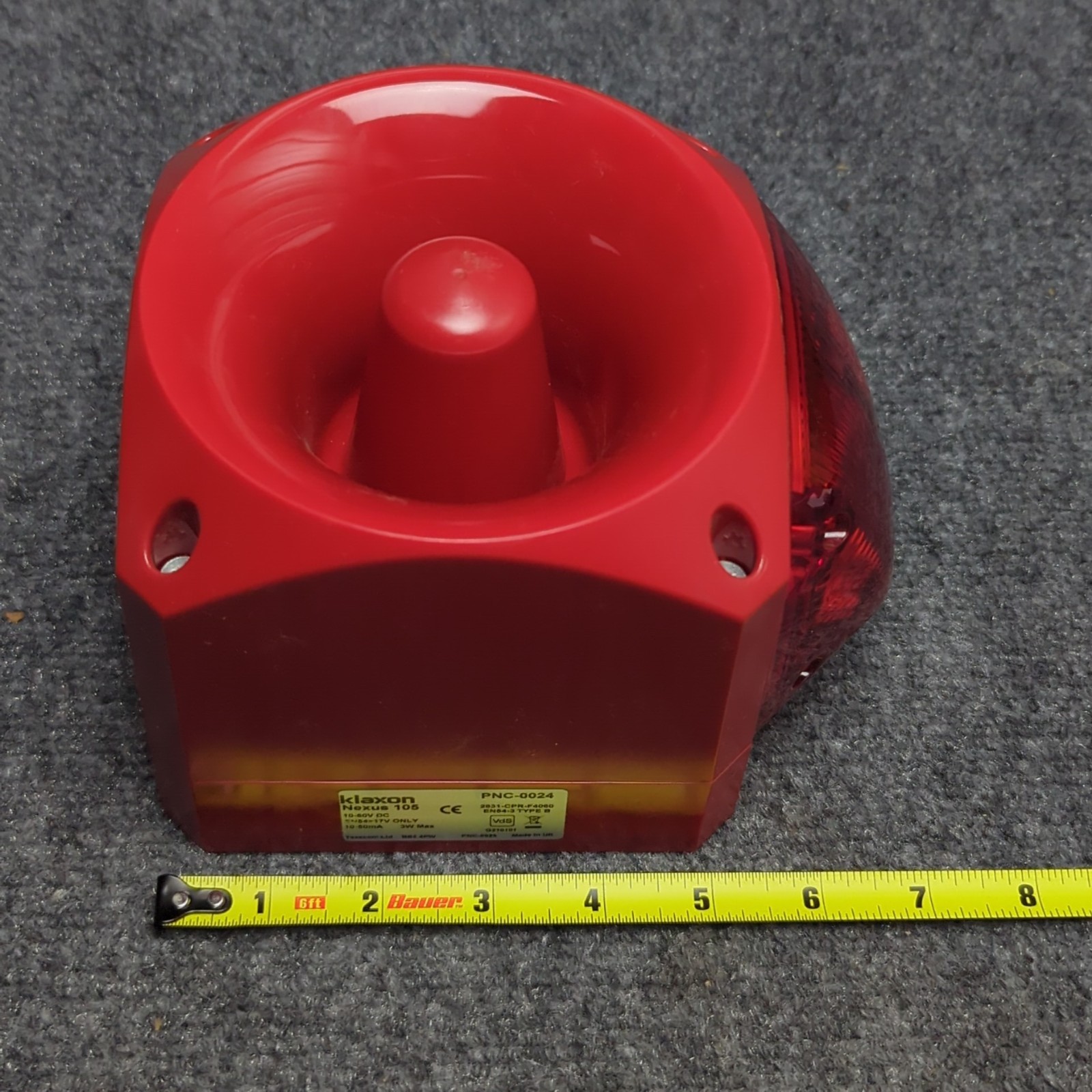 Texecom Edwards Klaxon Nexus 105 PNC-0024 105dB Sounder Red Led Beacon 10-60 VDC