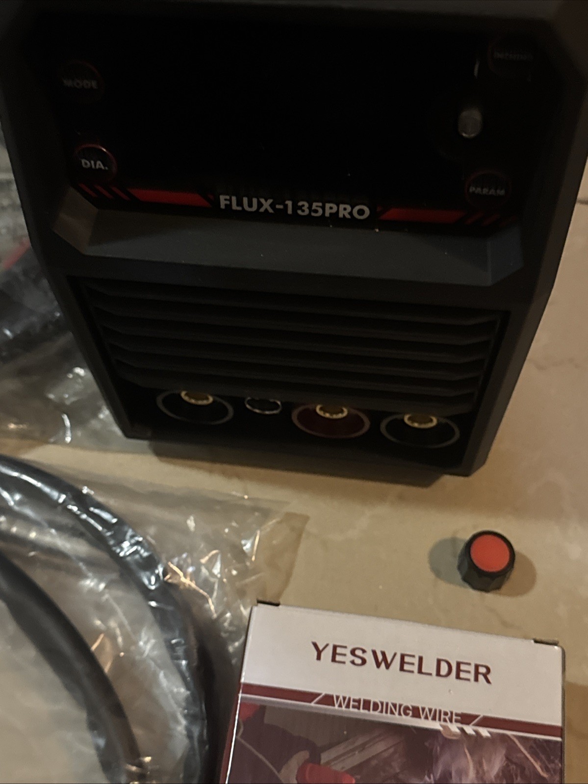 PARTS/REPAIR NOT WORKING SOLD AS IS !YESWELDER FLUX-135 Pro Flux Core MIG Welder