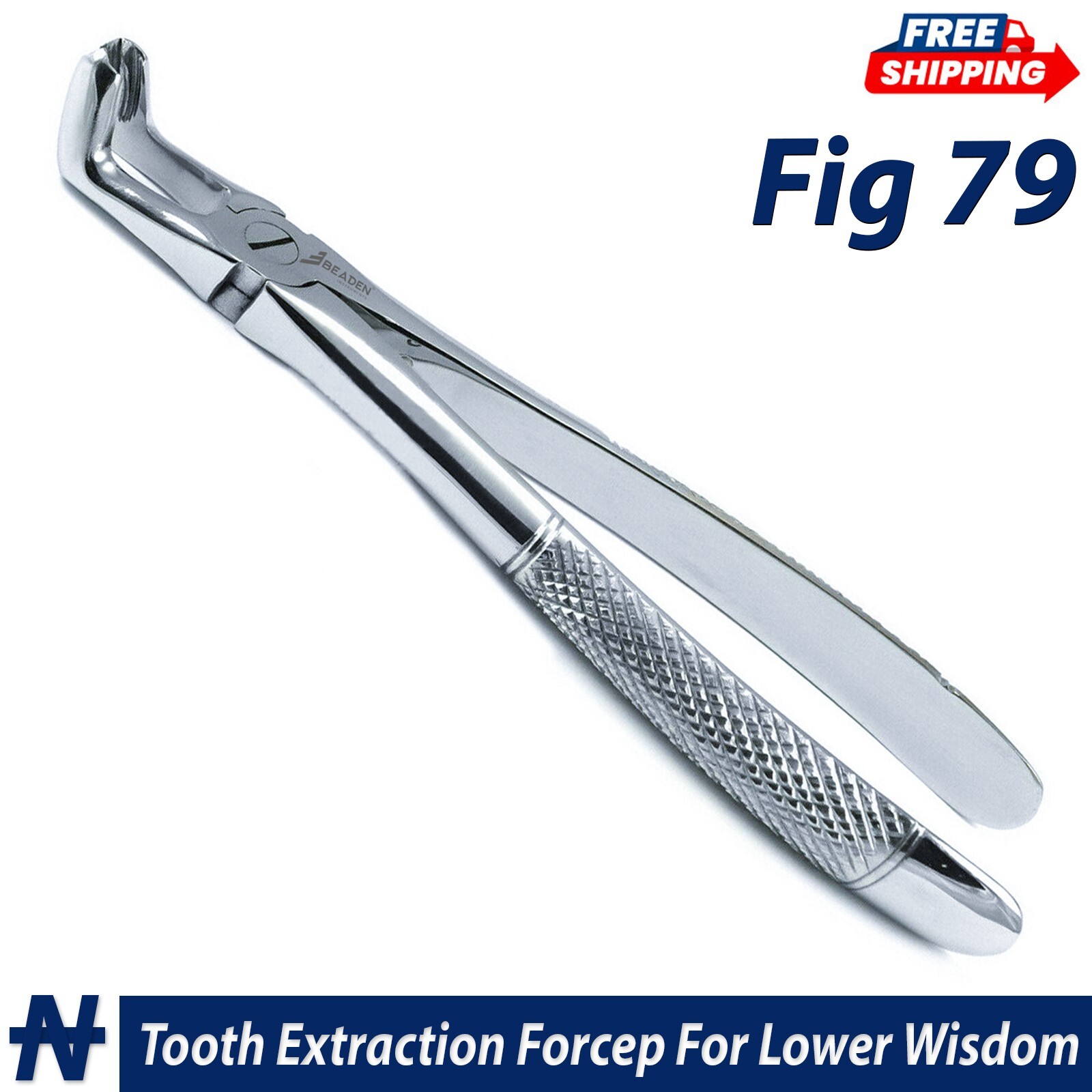 Dental Tooth Extracting Forceps Fig 79 Lower Molar Wisdom Extraction Instruments