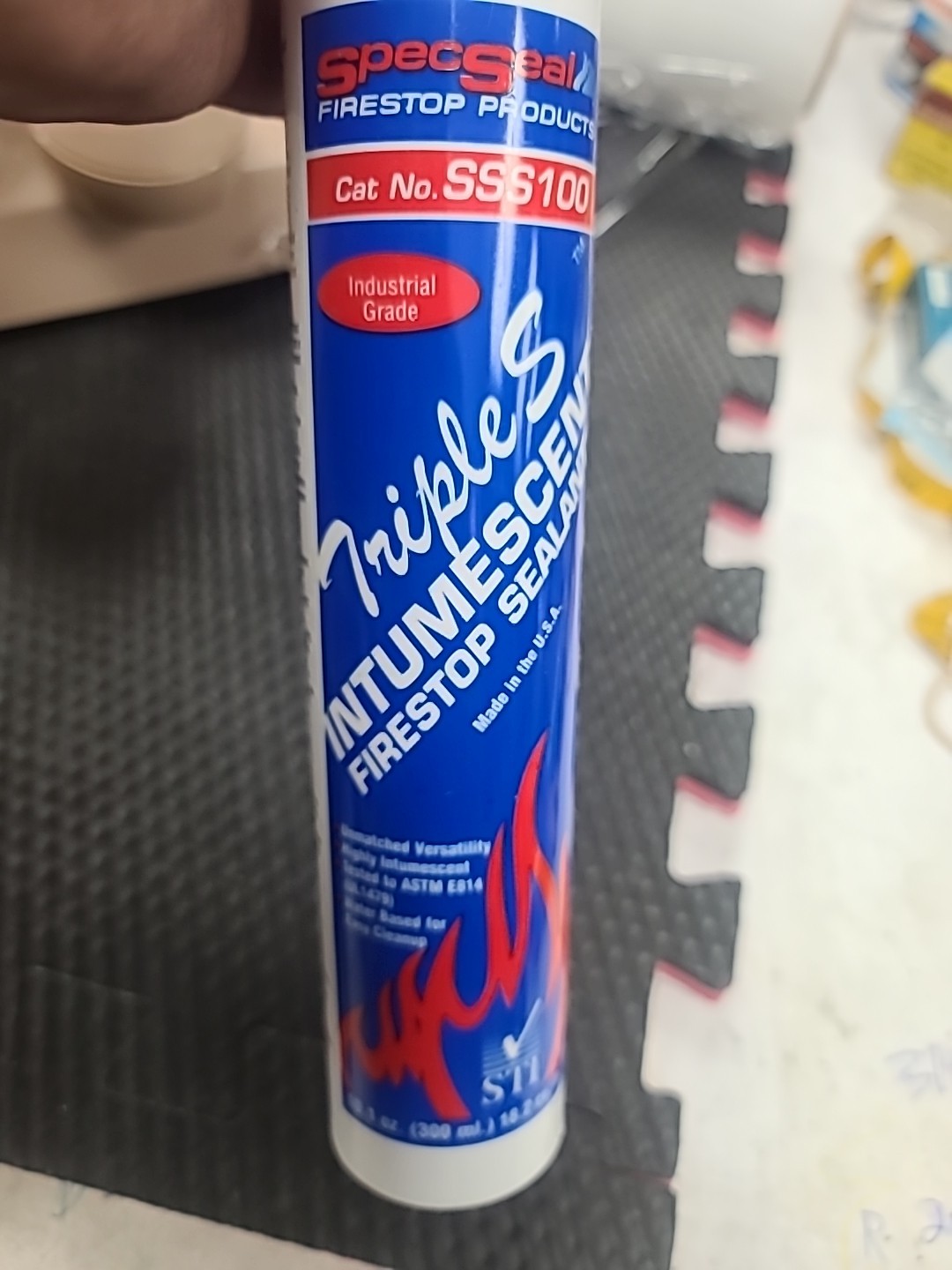 12 Red Tubes ~ STI SpecSeal SSS100 SSS Intumescent Firestop Sealant 10.1 oz