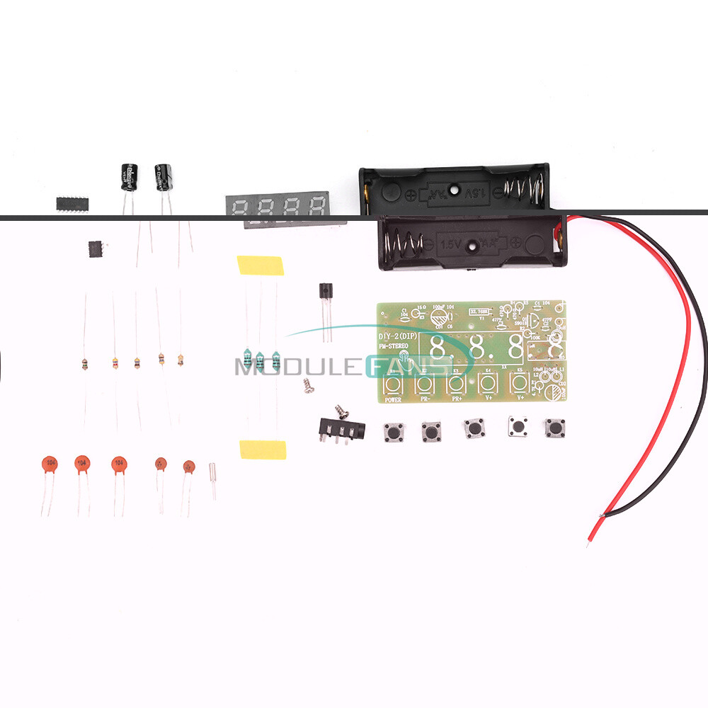 Electronic DIY AM/FM Radio Receiver Module Kits Wireless Stereo 87MHz-108MHz