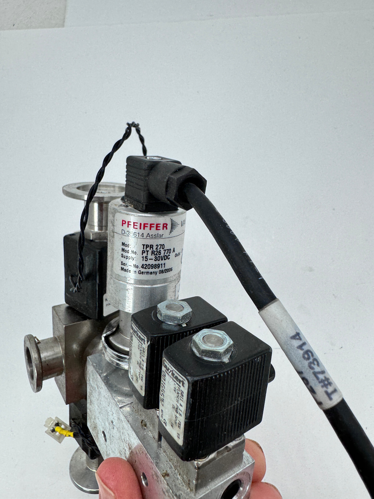 Pfeiffer Vacuum TPR270 PT R26 770 A d 35614 Asslar | DVI 205 MI burkert 5011