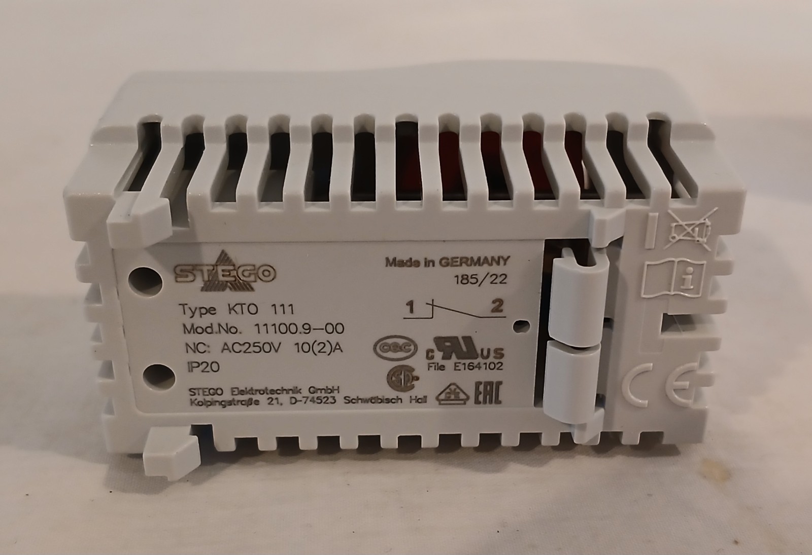 STEGO 11100.9-00 sensor: Thermostat. Type KTO111. New in box. Free Shipping