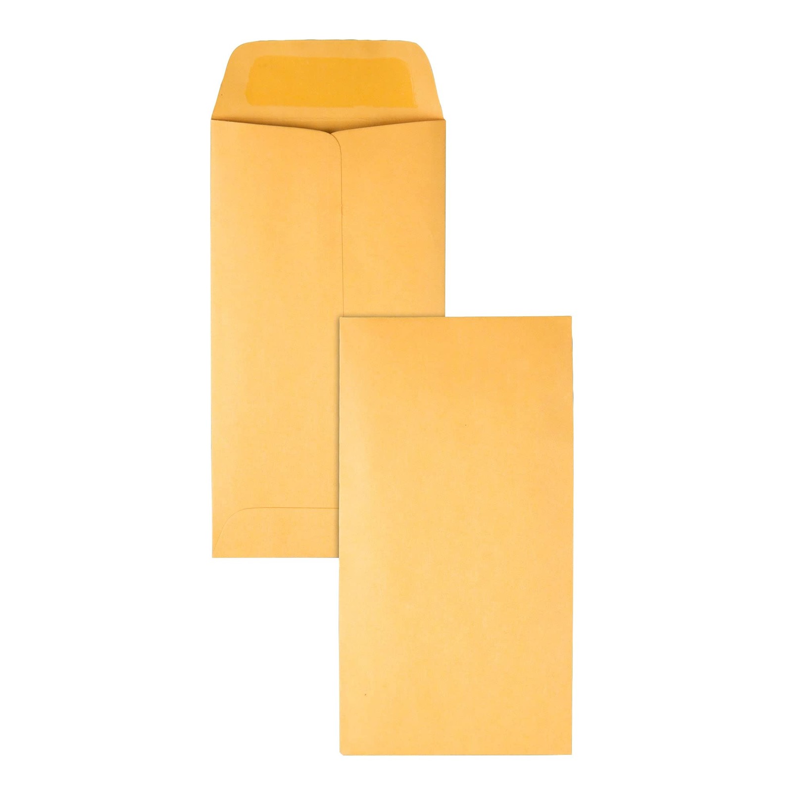 Quality Park, #7 Coin and Small Parts Envelopes, Gummed, Brown Kraft, 3.5×6.5,