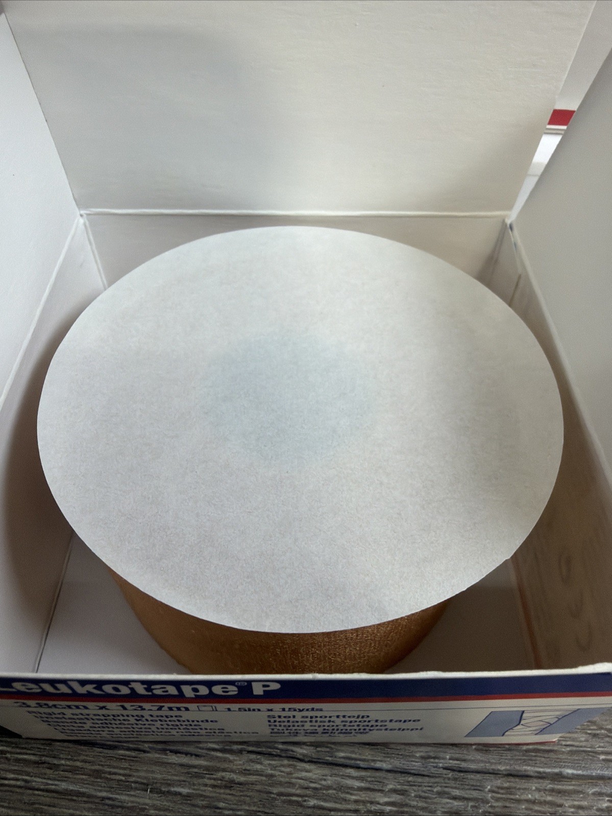 Leukotape P Rigid Strapping Tape 1.5 in x 15 YDS (x 3 Rolls) 3.8cm X 13.7m