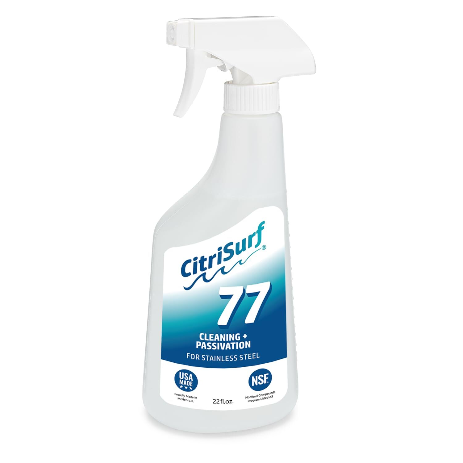 CitriSurf 77 Stainless Steel Passivation Cleaner 22 oz Commercial Grade