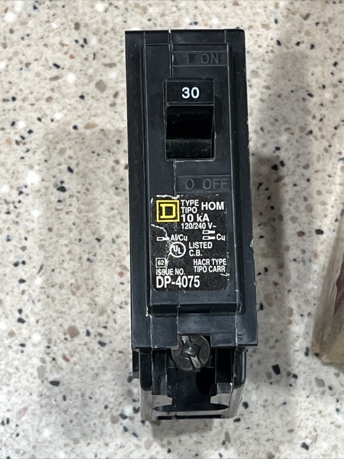 Square D HOM130 (10 PACK) 30A 2P 120/240V Circuit Breakers LOT OF 10 NEW IN BOX