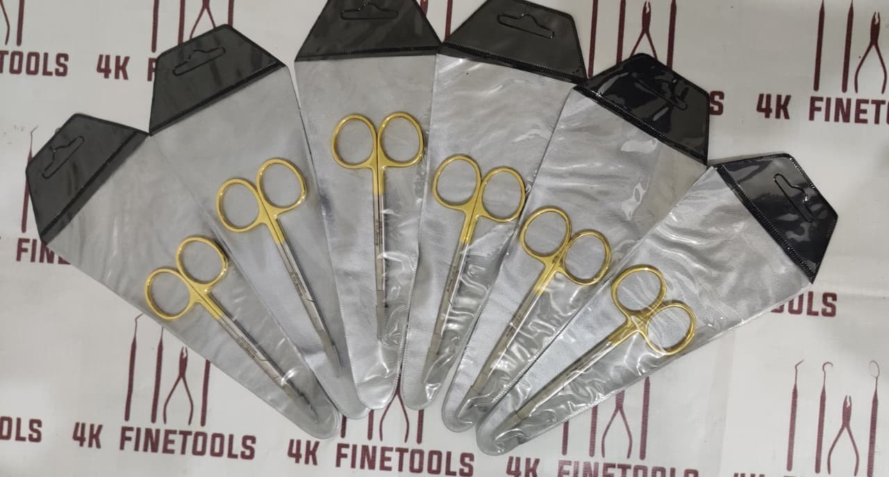 Hu-Friedy S18 Iris curved scissors Brand new 6 pieces #18 iris curved 4.5